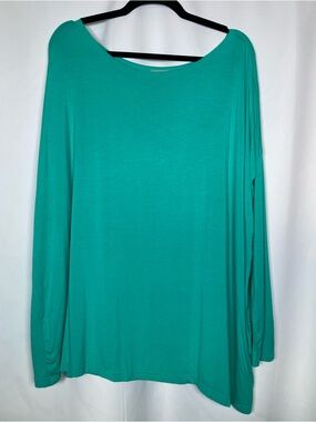 NWT PIKO 1988 Light Green Bamboo Blend Oversized Tunic Top - Large Minimalist